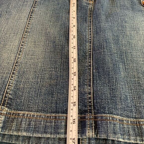🎄Ann Taylor LOFT Stretch Denim Mini - Picture 8 of 8